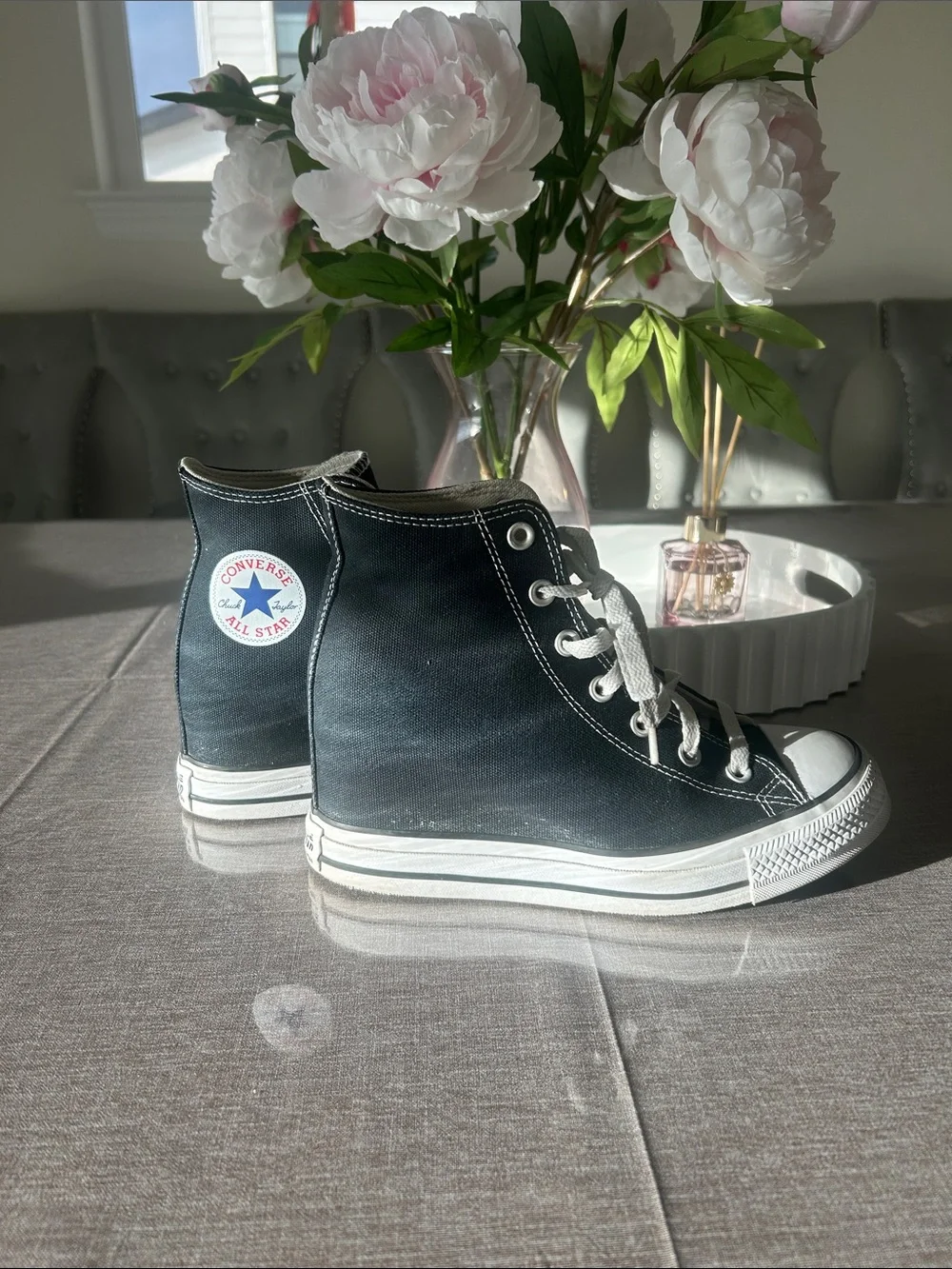 Converse black high
